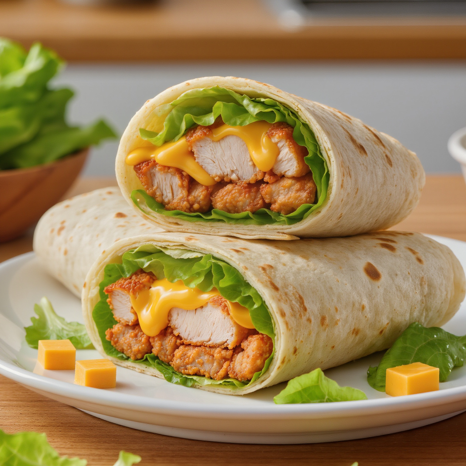 Cheddarlı Roll Menü (Orta Boy)+Coca Cola 330 ml