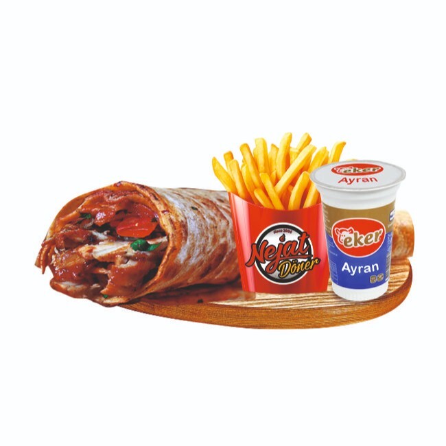 Tavuk Döner Dürüm Menü 1