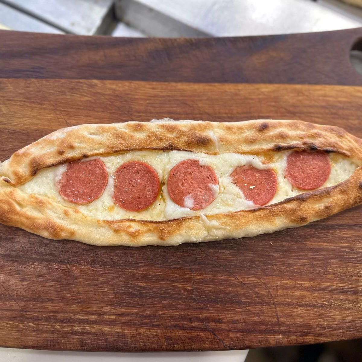 Kaşarlı Sucuklu Pide (Mini Boy)