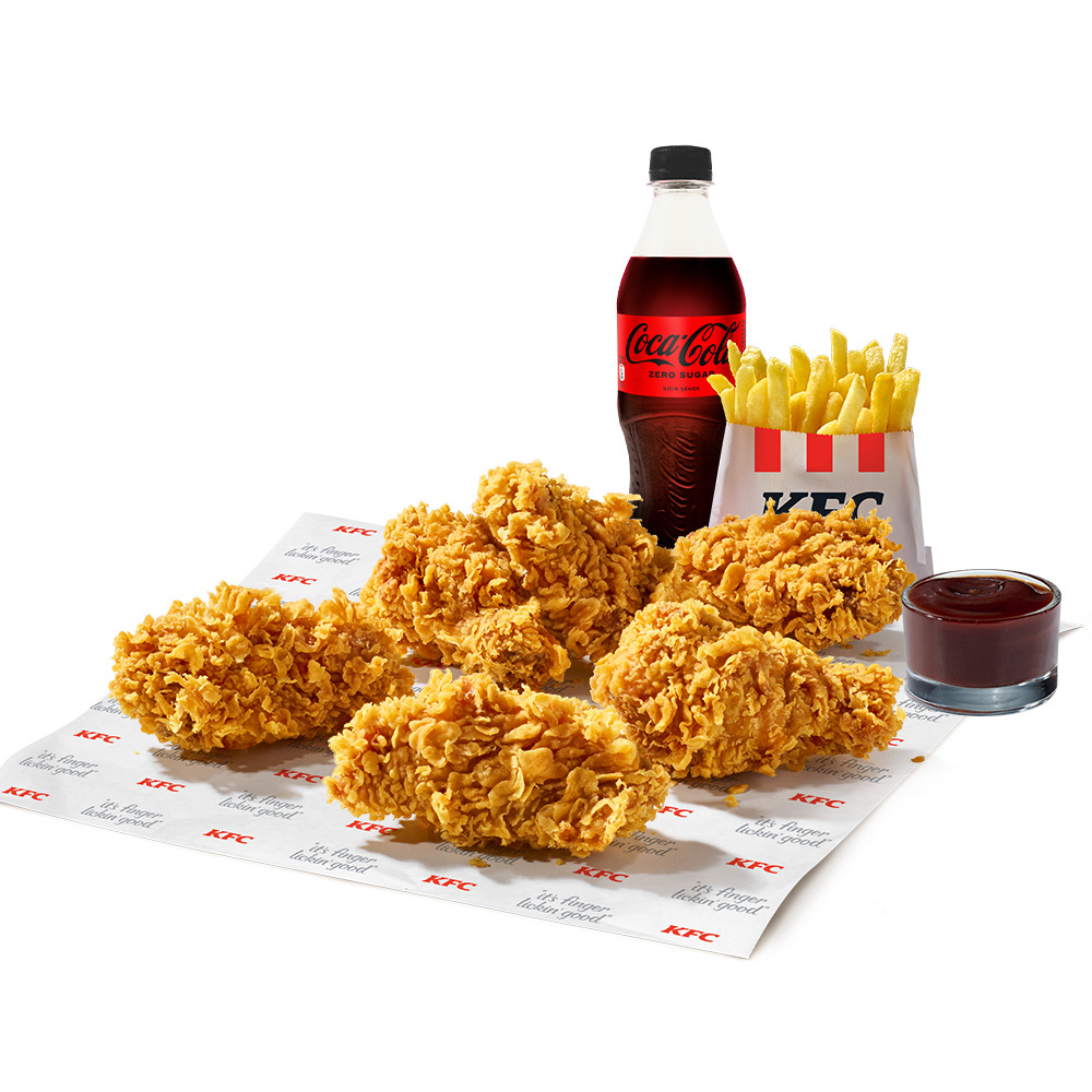 6'lı Hot Wings Menü