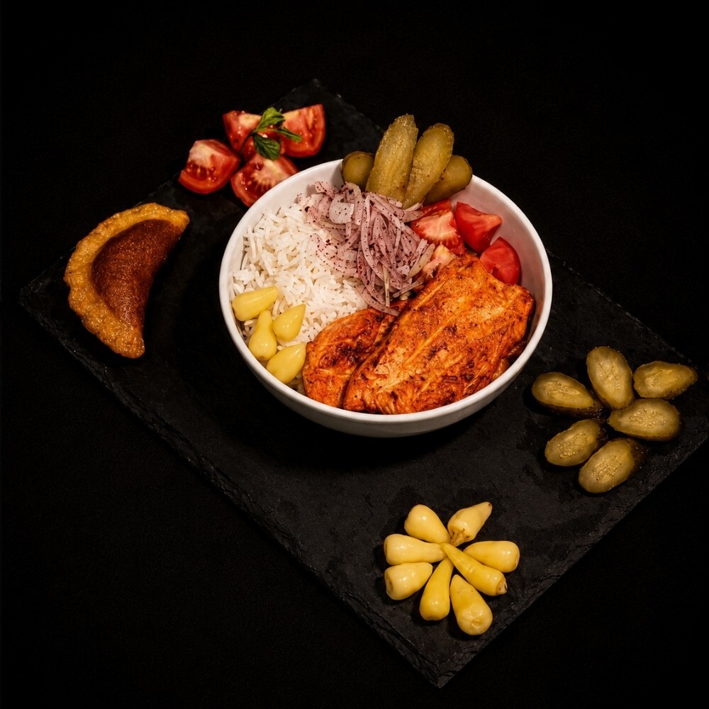 Tavuk Bowl, Basmati Pirinç Pilavlı