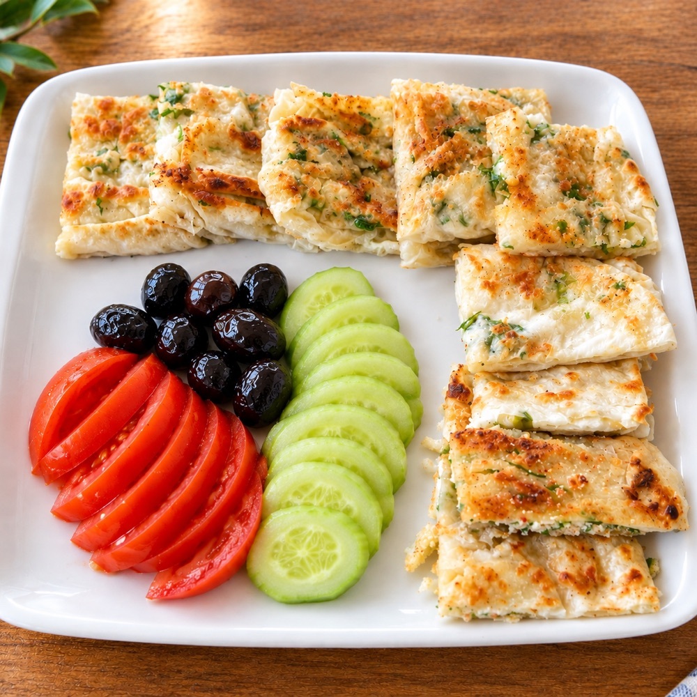 Otlu peynirli Gözleme
