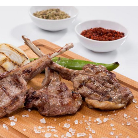 Kuzu Pirzola Porsiyon % 100 Kuzu Etinden Izgarada Pişirilmiş Izgara Kuzu Pirzola Gurme (220 gr)