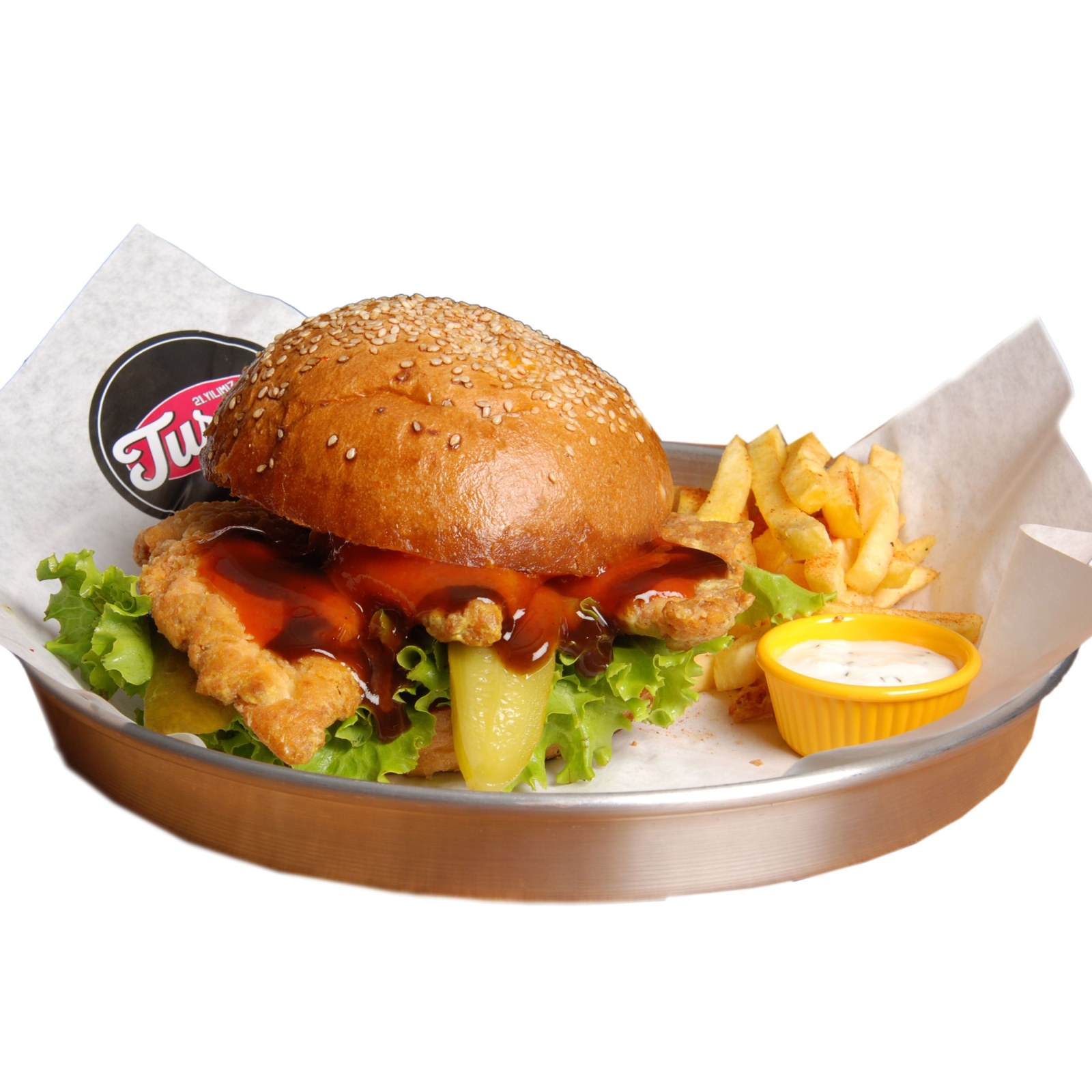 Dolce Chili Tavuk Burger + 330 ml Coca-cola