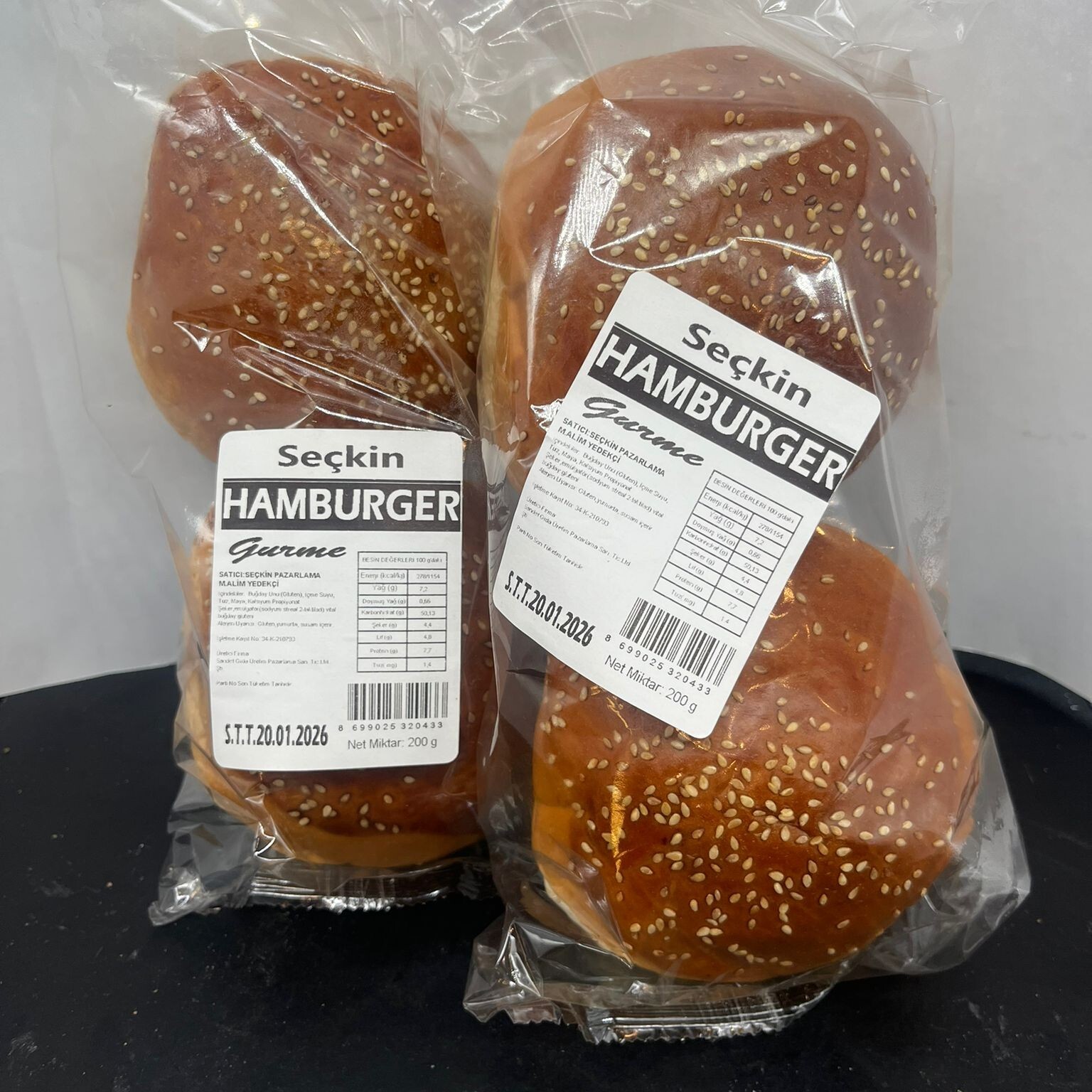 2'li Burger Ekmeği