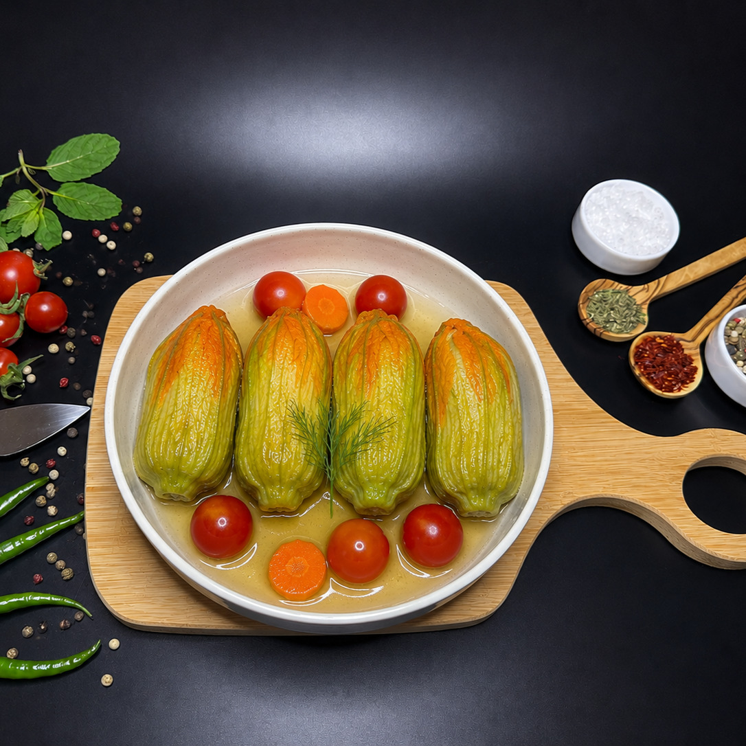 Kabak Çiçeği Dolması (4 Adet)