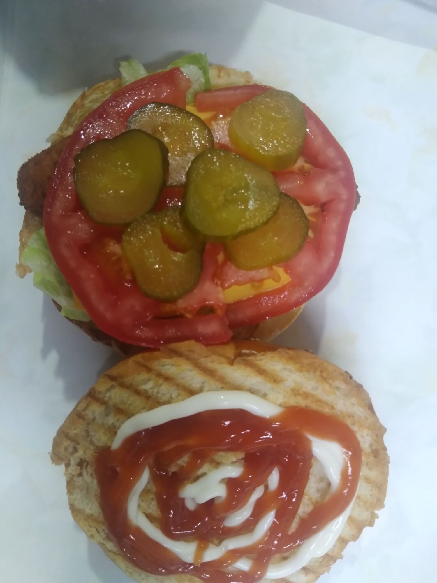 Çıtır Tavuk Burger Cheddarlı (90 gr.)