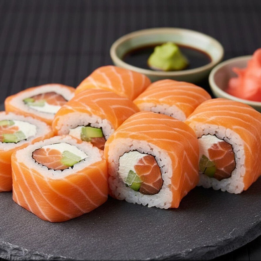 Double Salmon Roll