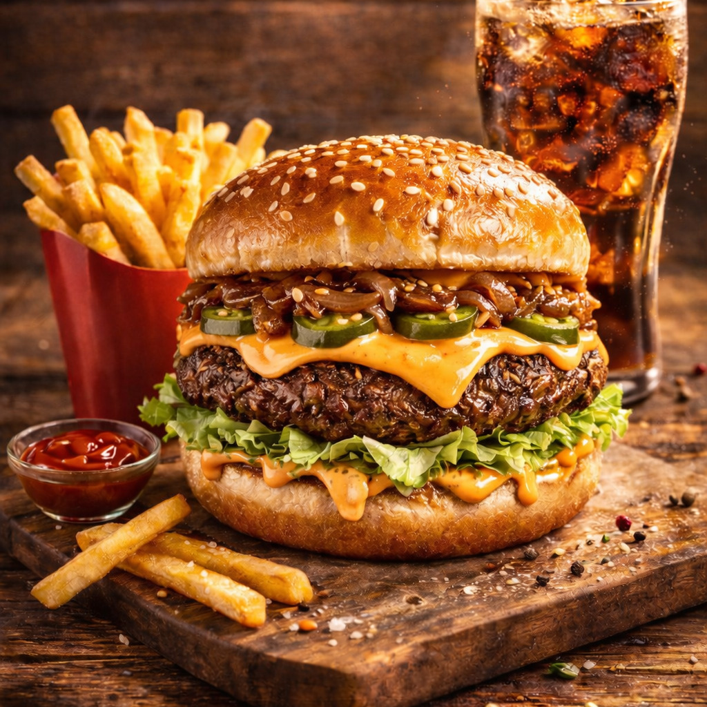 Classic Burger Menü