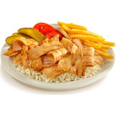 Pilav Üstü Tavuk Döner Menü