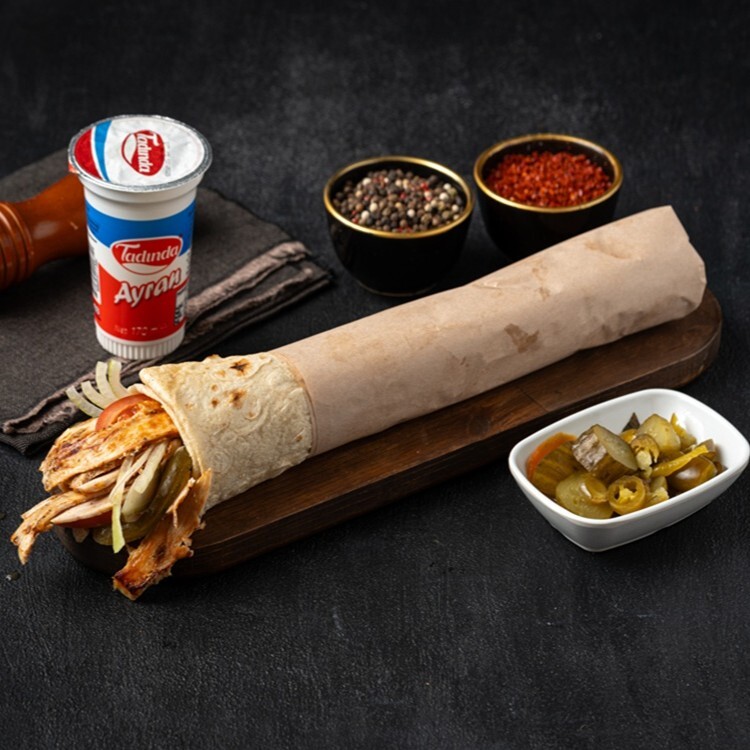 Tavuk Döner Dürüm + Ayran