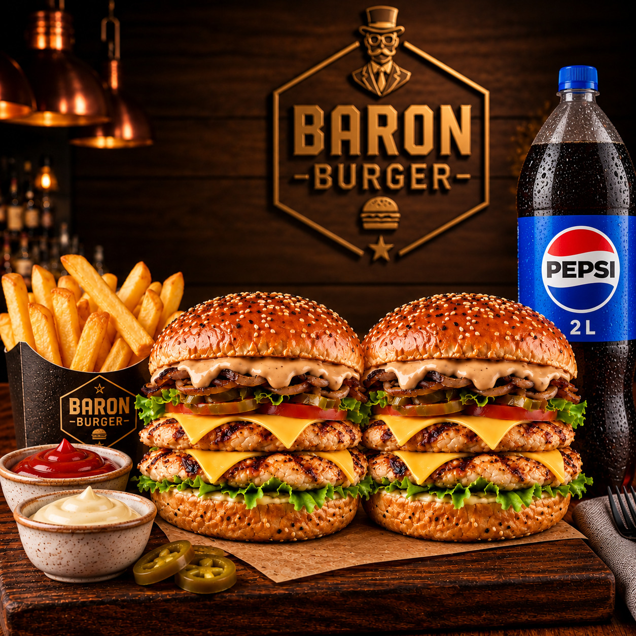 2'li Special Tavuk Burger Menü