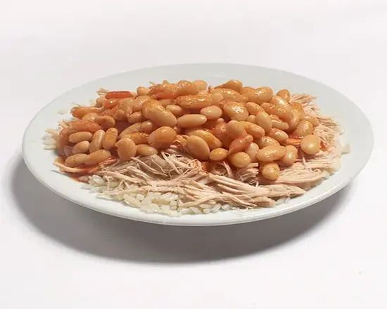Tavuklu Kuru Fasulyeli Pilav