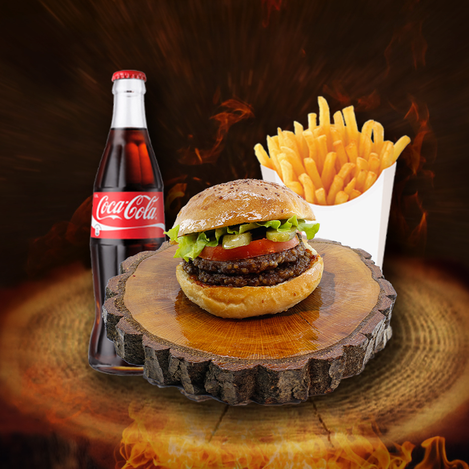 Duble Burger Menü