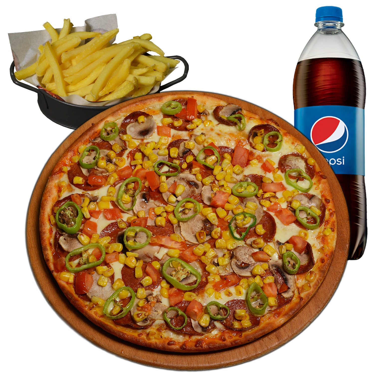Sucuklu Pizza (Orta) Menü