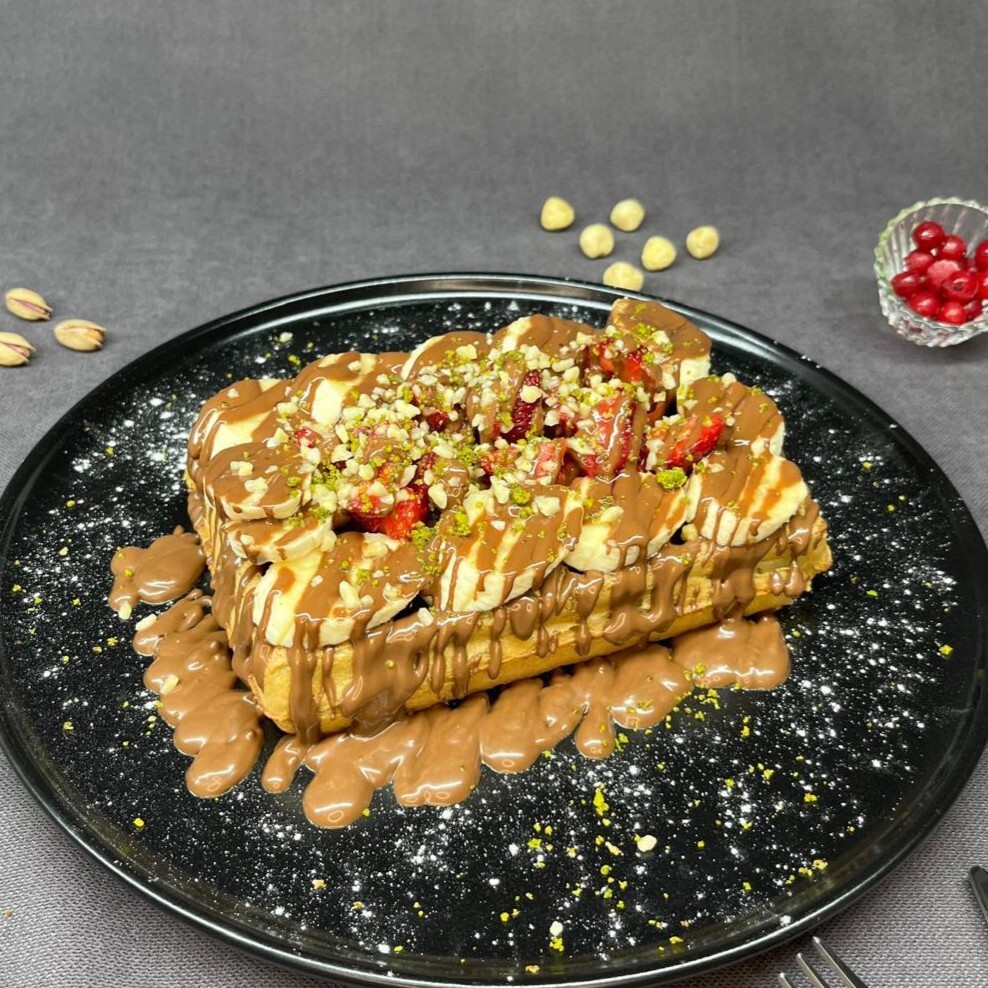 Sütlü Çikolatalı Waffle (Küçük Boy)