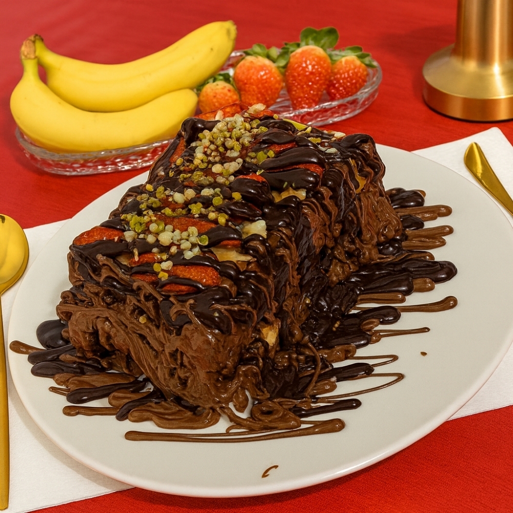 Bitter Çikolatalı Waffle + Coca-Cola (33 cl.)