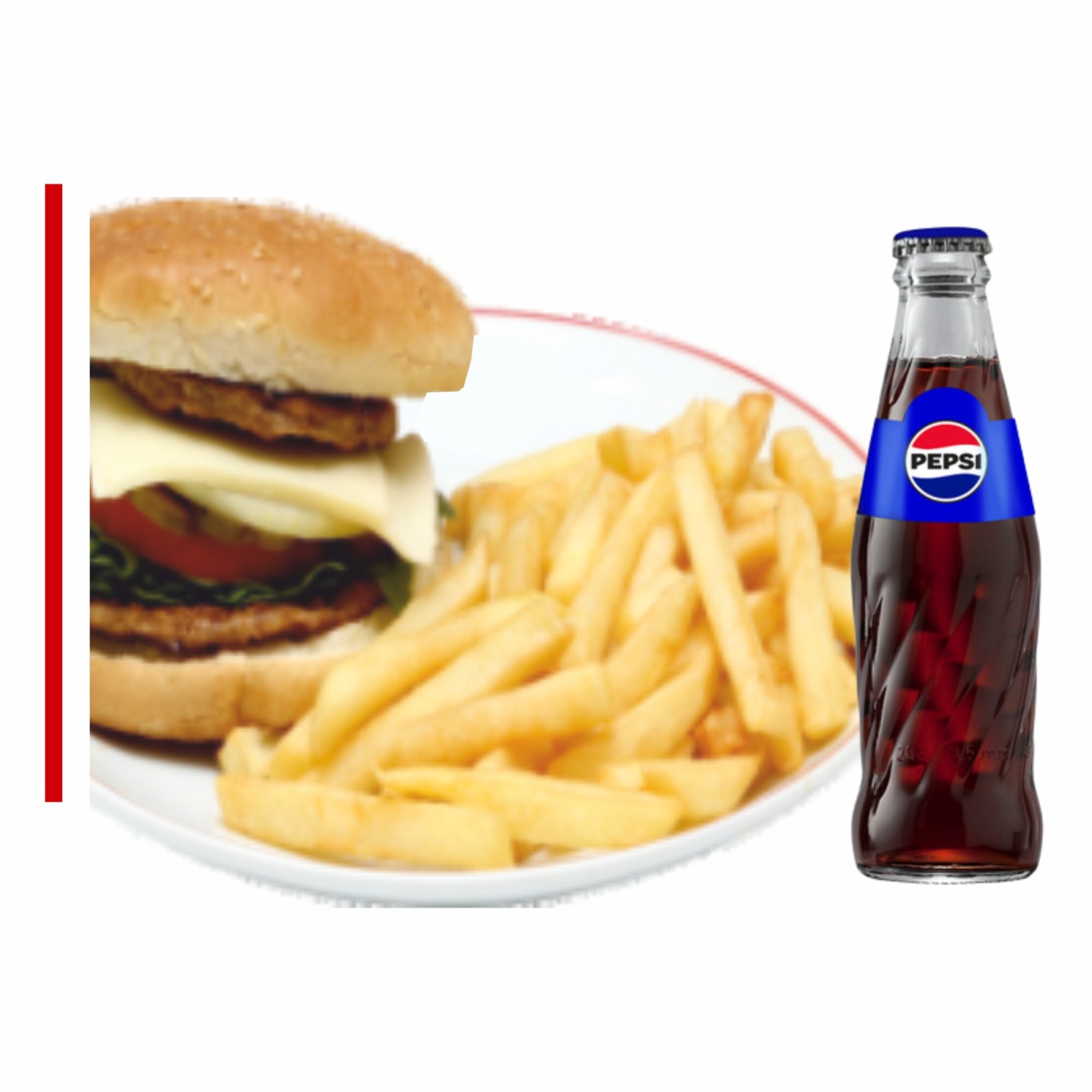 Cheeseburger Menü