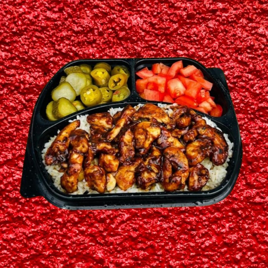 Barbekü Tavuklu Pilav