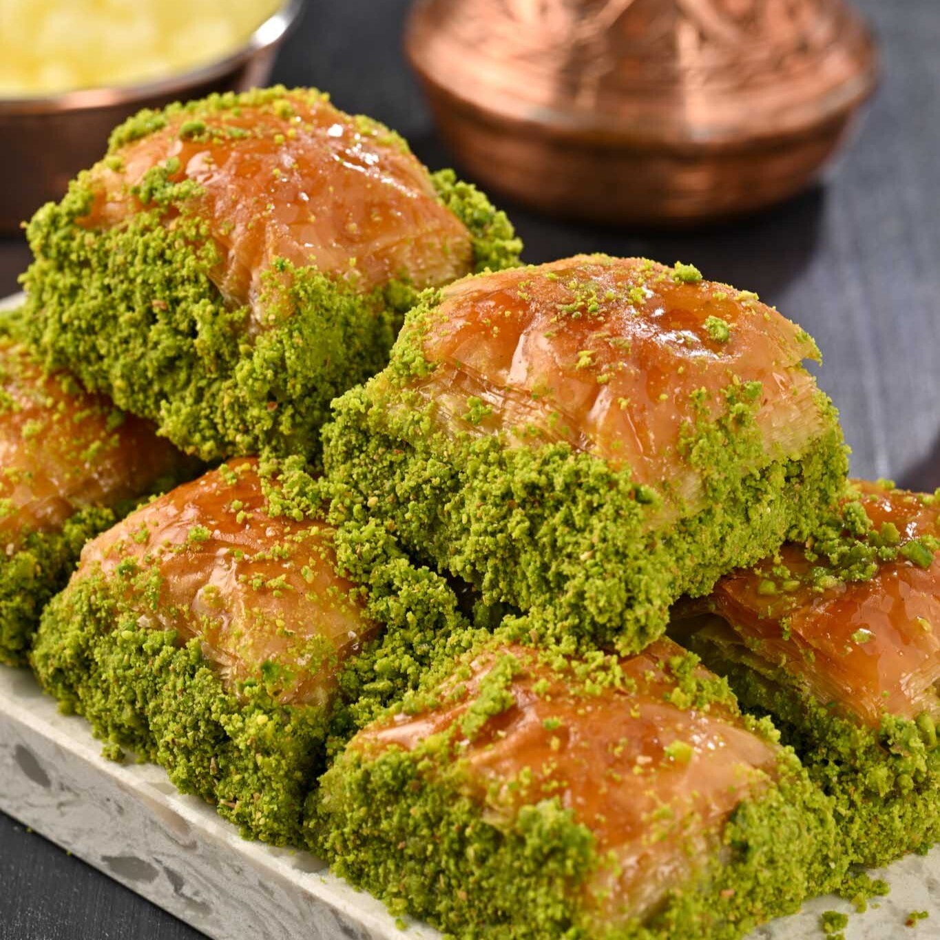 Kuru Baklava Fıstıklı (500 Gr.)