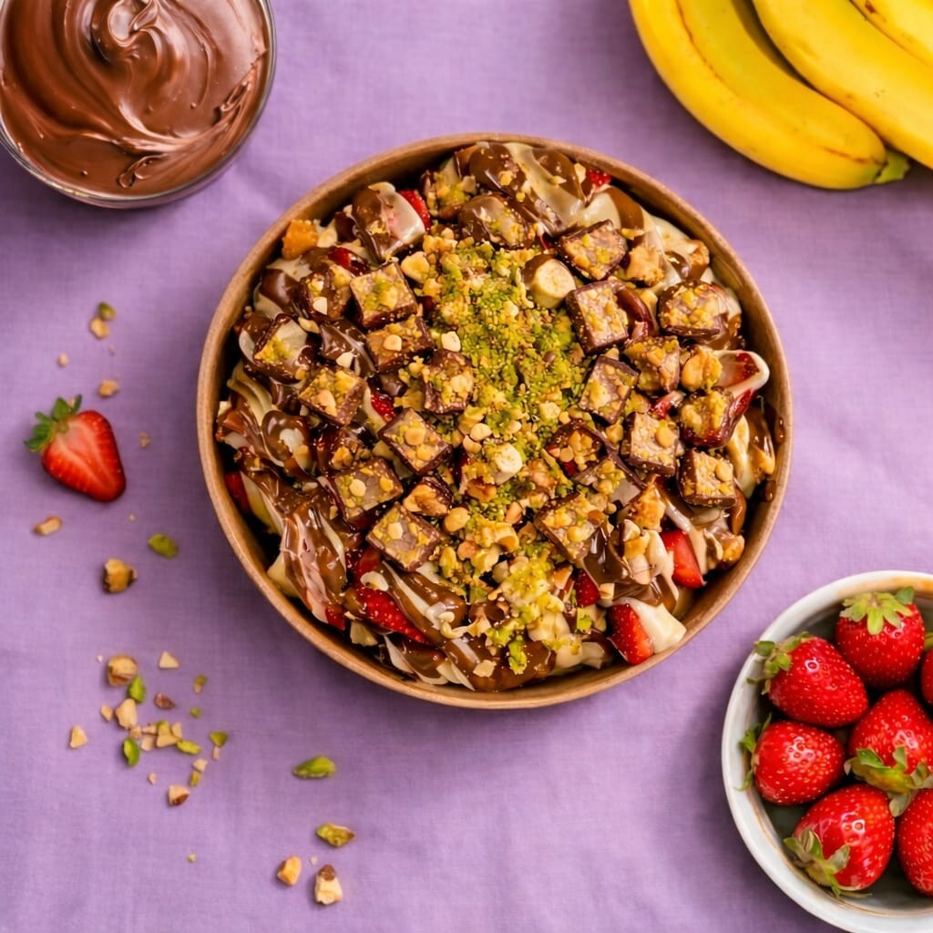 Snickers Bowl Waffle