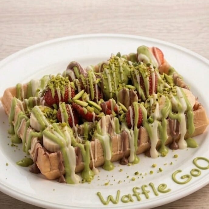 Kare Antep Fıstığı Waffle 🔥