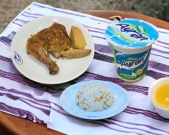 Fırında But & Salçalı Makarna & Ayran