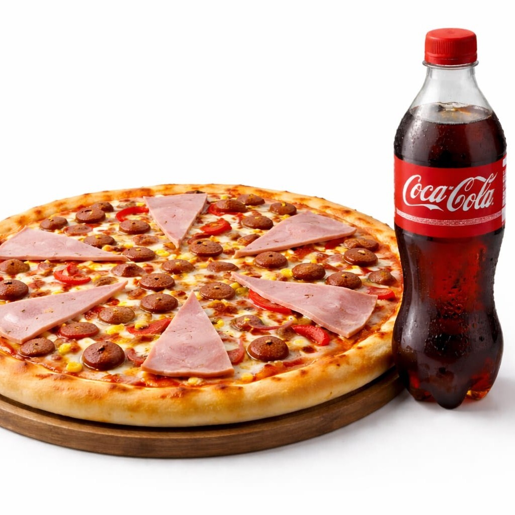 Jambon & Sosis Pizza Menü