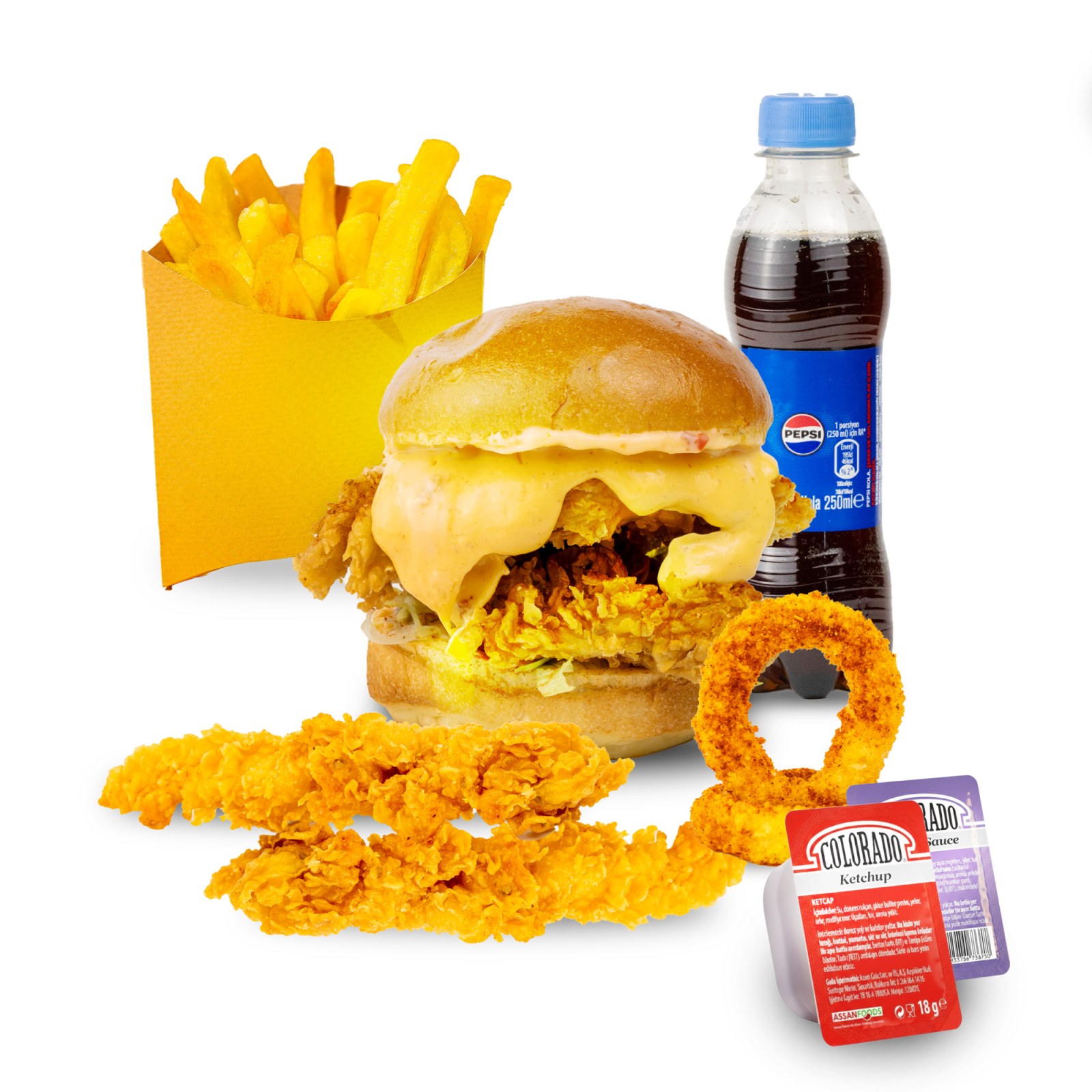 Salsa Peri Chicken Burger