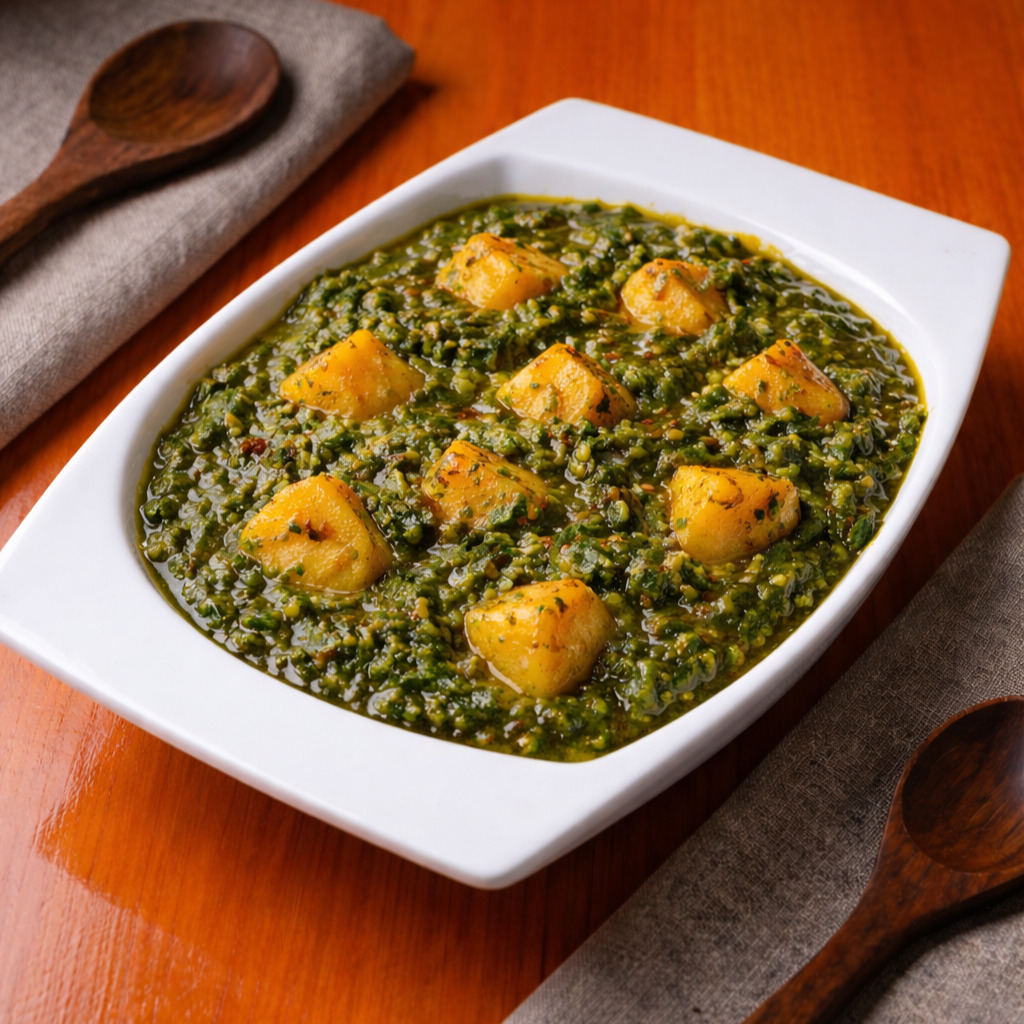 Aloo Palak & Patatesli Ispanak