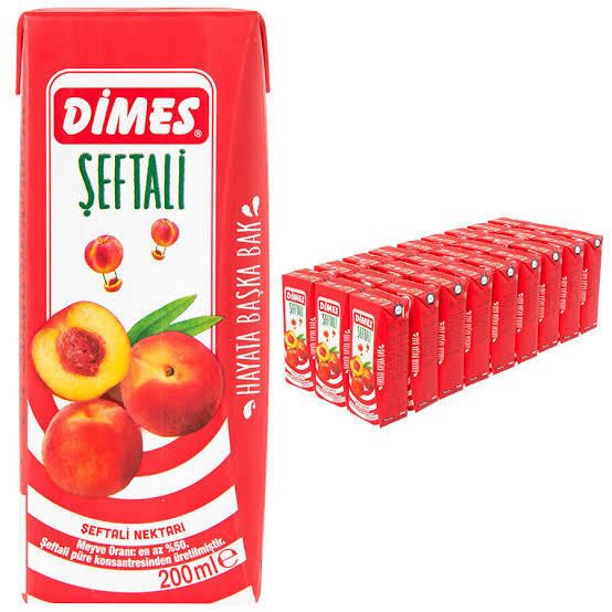 Şeftalili Meyve Suyu (Dimes) 200 Cl
