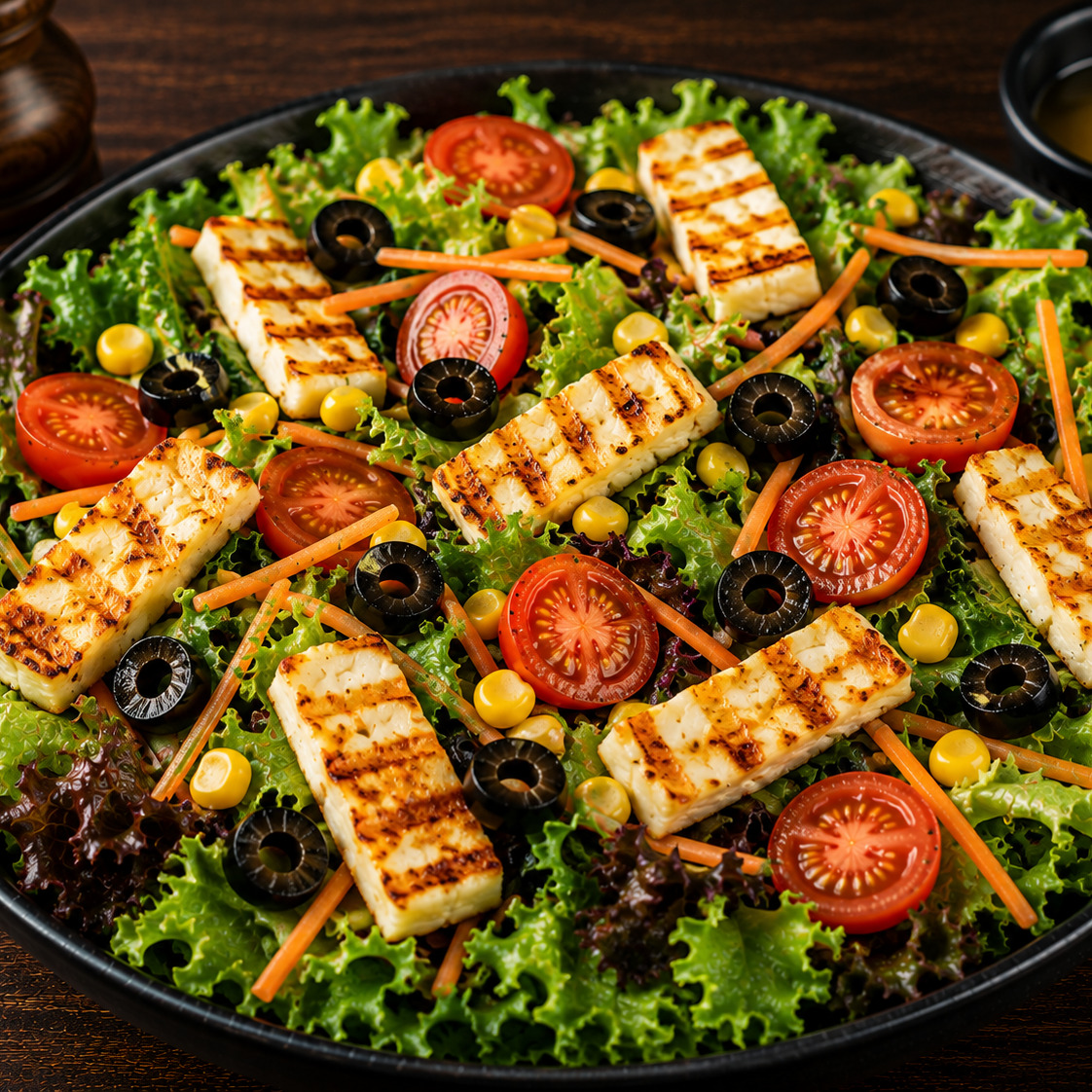 Hellim Peynirli Salata