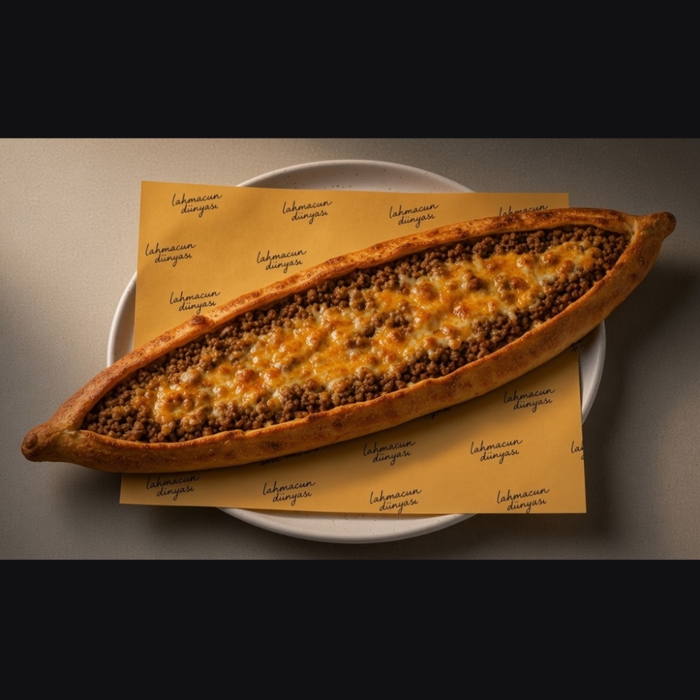 Kıymalı Kaşarlı Pide ( odun ateşinde )