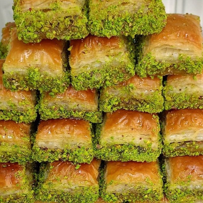 Fıstıklı Kuru Baklava (500 Gr)