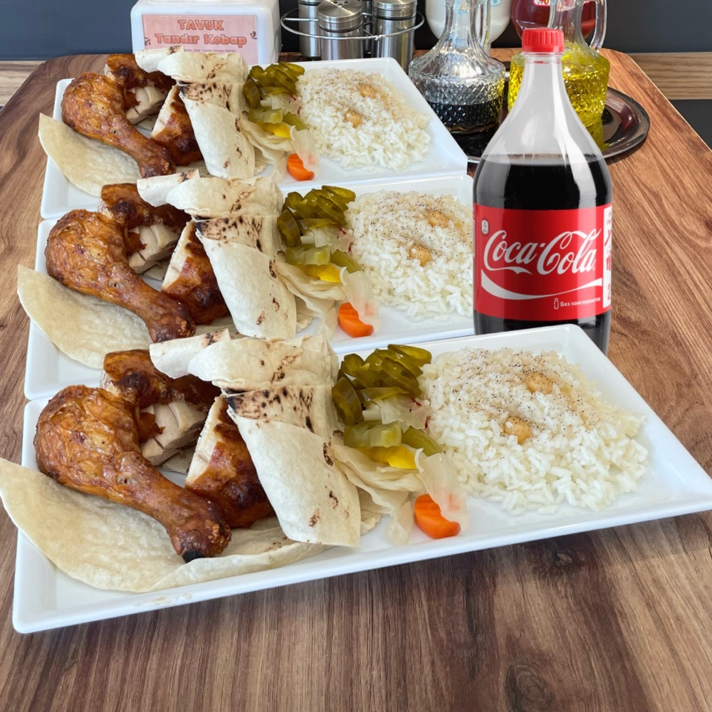 3'lü Kalçalı But Menü / Coca-Cola'lı