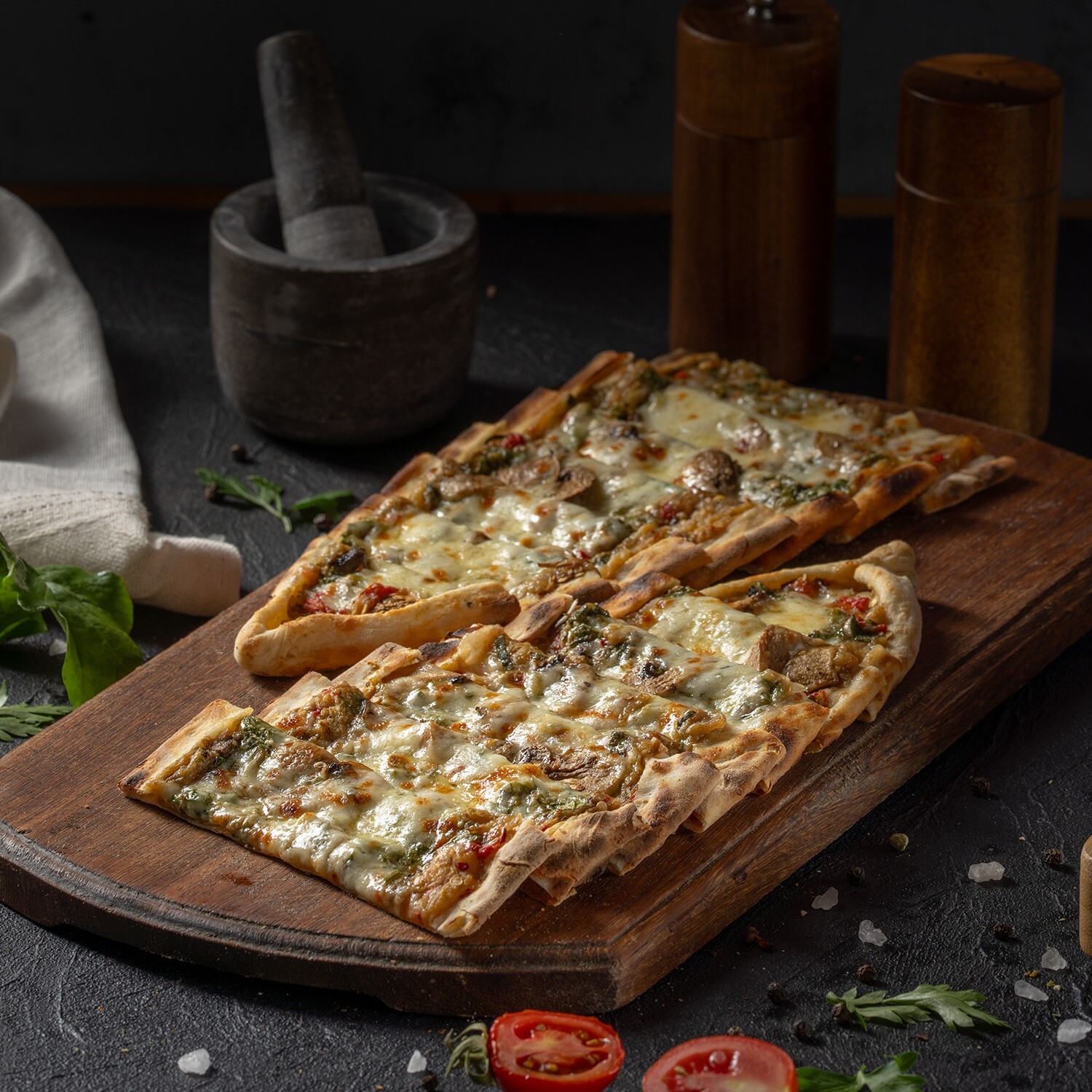 Karışık Sebzeli Pide