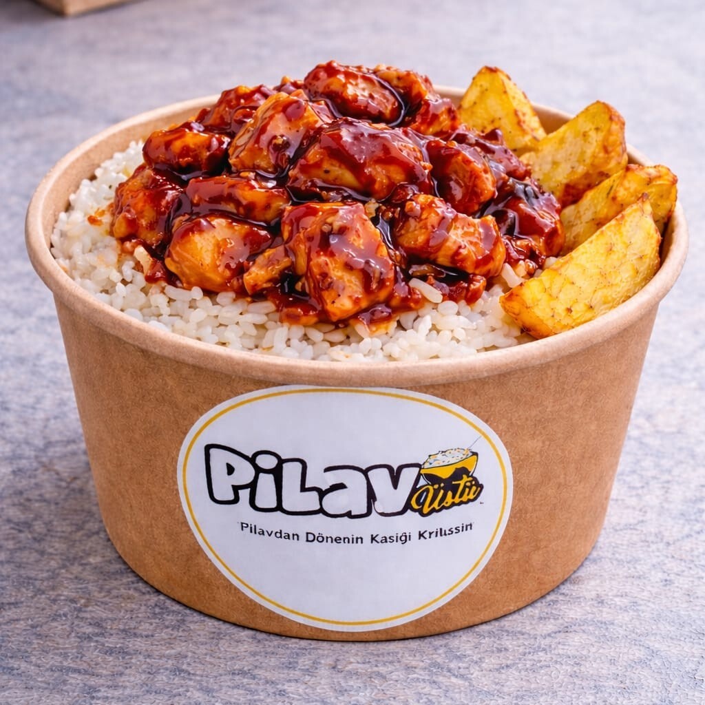 Pilav Üstü Sweet Chili Soslu Tavuk