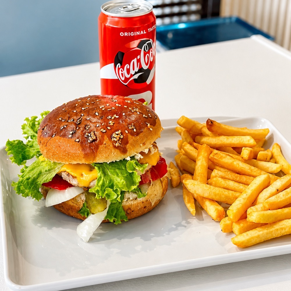 Tavuk Burger Menü