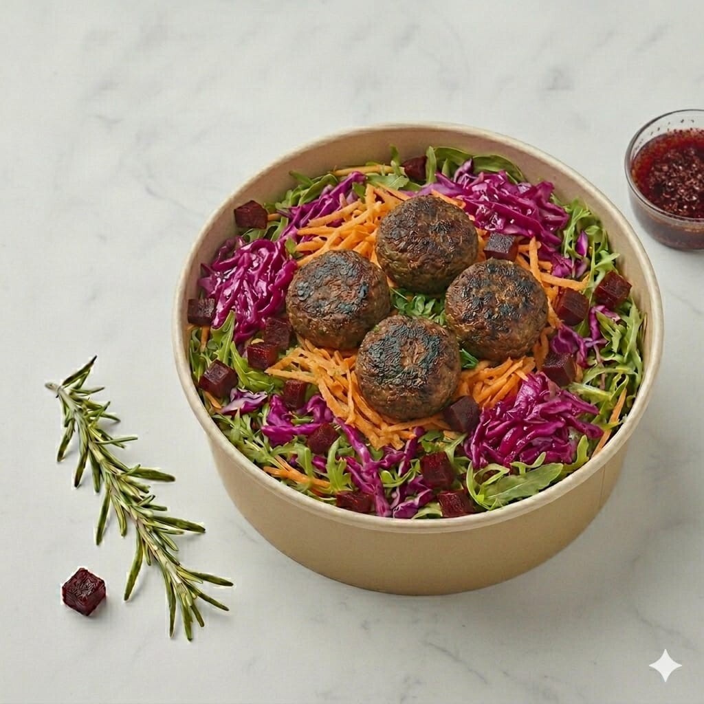 Vegan Köfteli Fit
