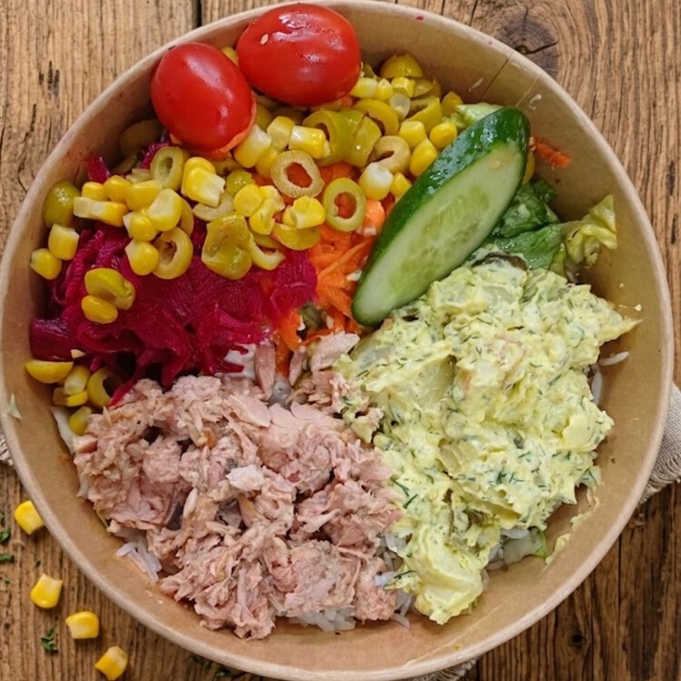 BowL 2 :) Ton Patates Salatası Makarna & Tuna Potato Salad Pasta