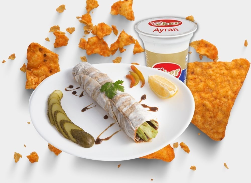 Doritoslu Dürüm Çift Lavaşlı