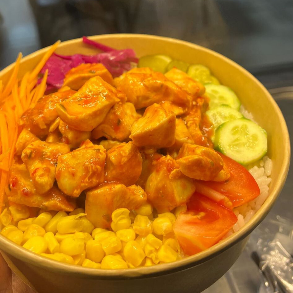 Soslu Tavuk Pilav