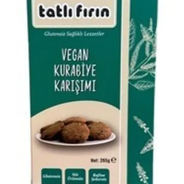 Tatlı Fırın Vegan Kurabiye Karışımı (Glütensiz & Şekersiz)