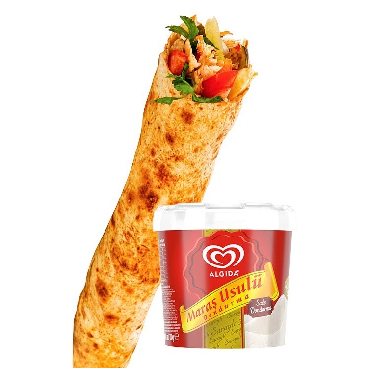 Algida Menüsü (Zurna Tavuk Döner Dürüm)