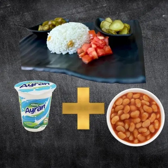 Nohutlu Pirinç Pilavı & Kuru Menü