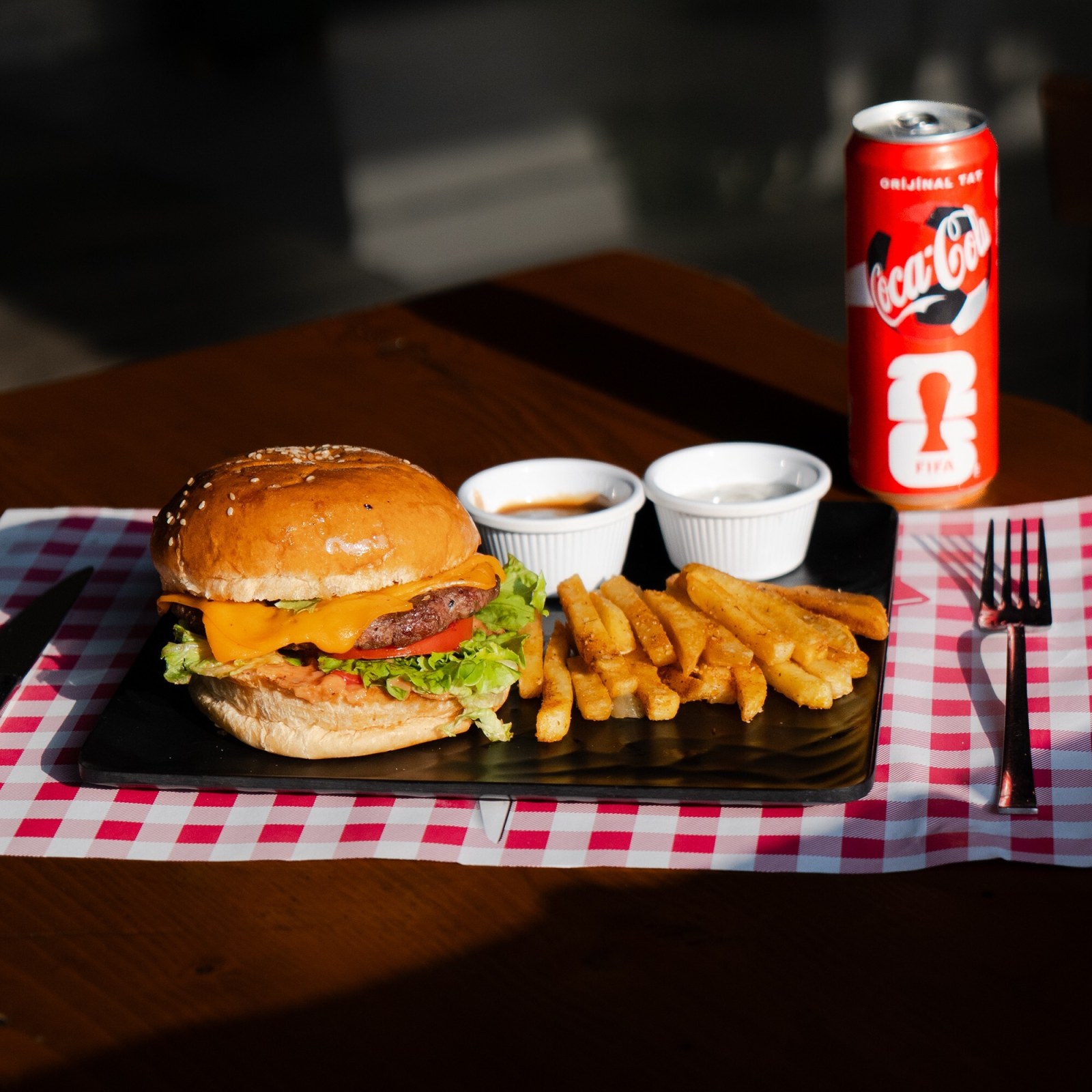 Cheeseburger Menü