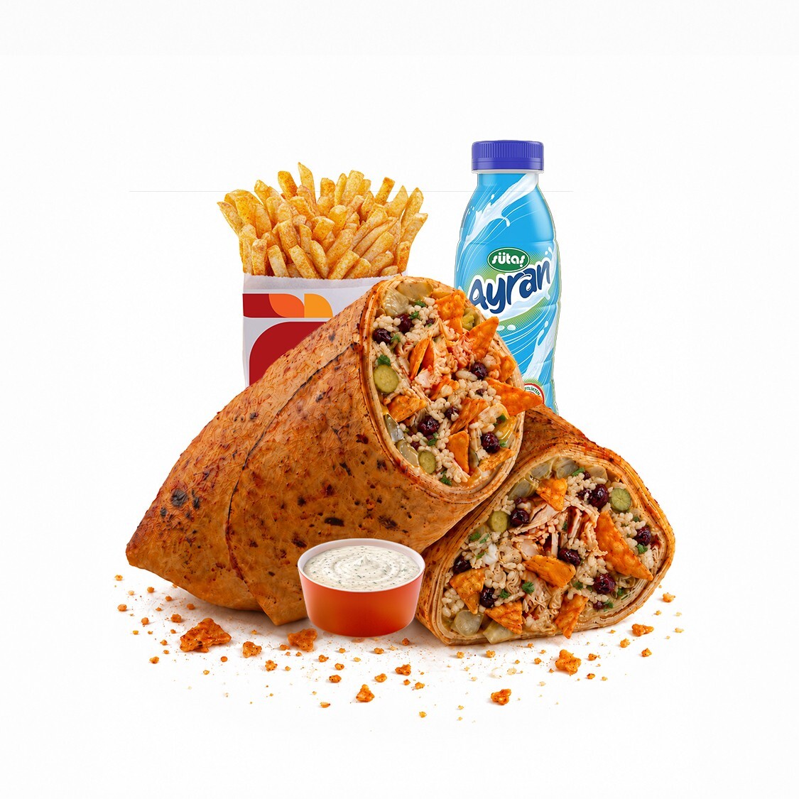 Tavuk Doritos Burrito Menü