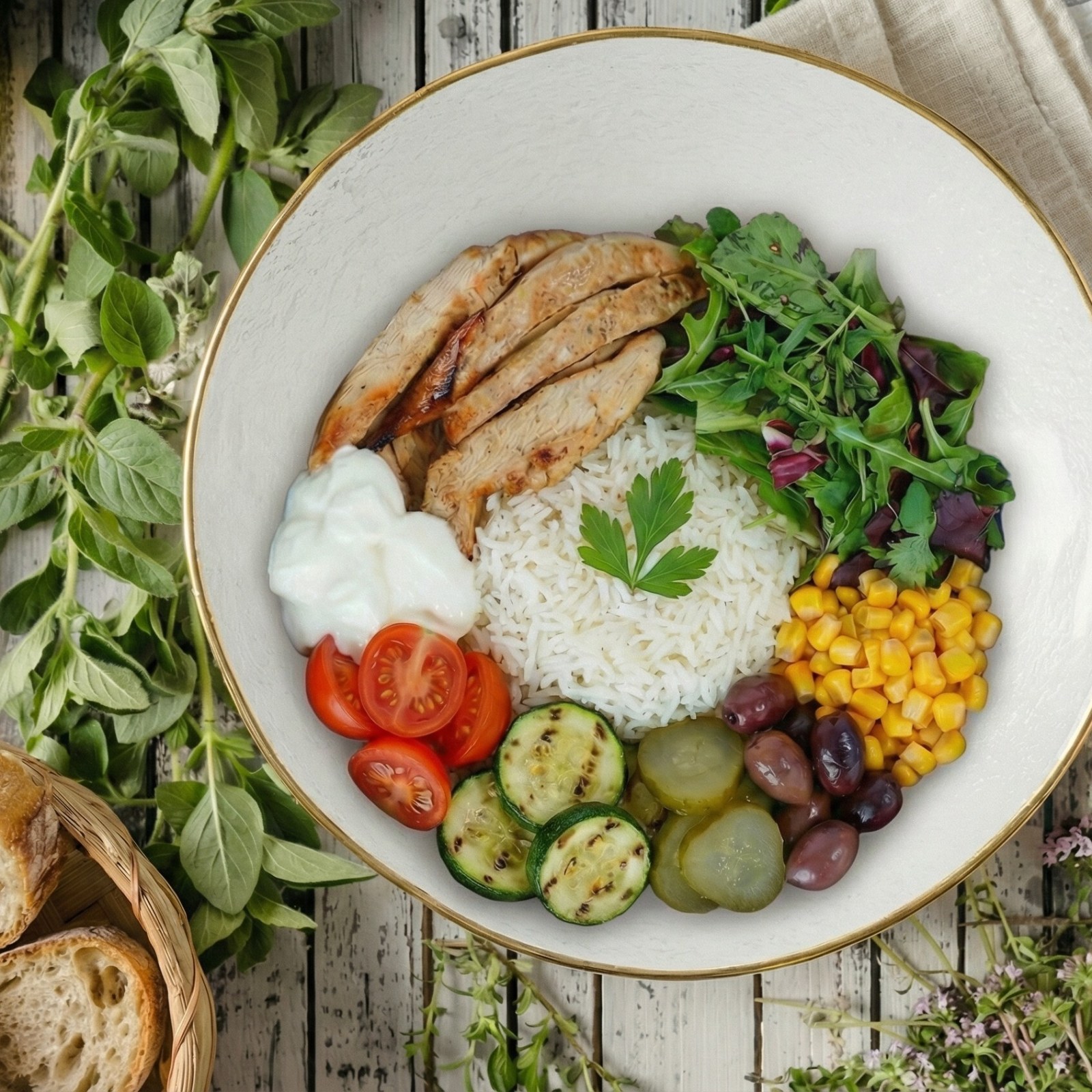 Izgara Tavuk Gurme Bowl