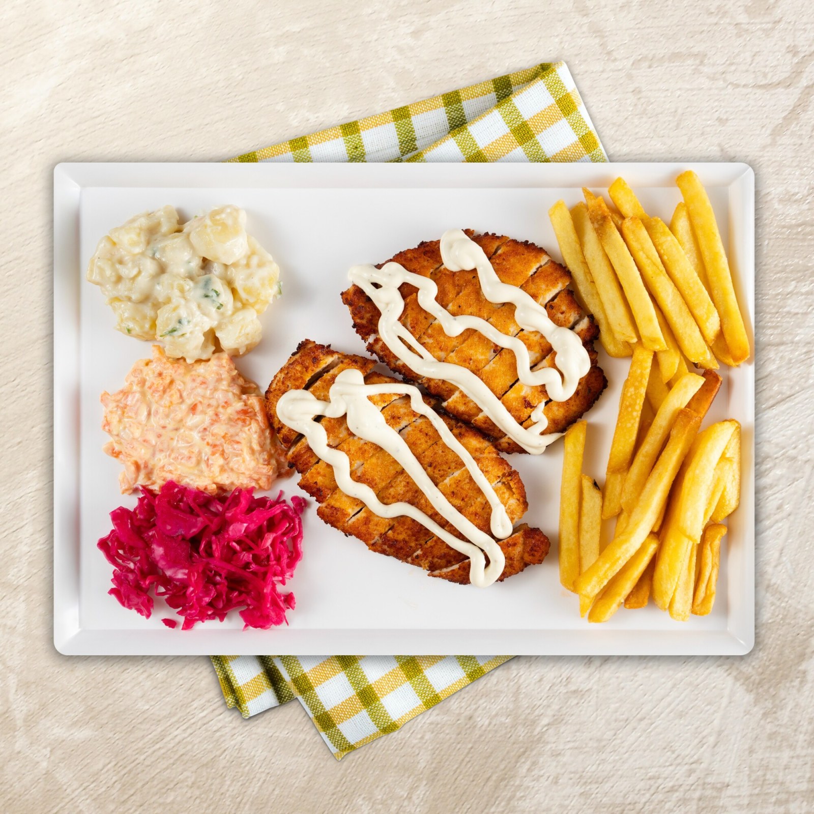 Trüflü Mayonez Soslu Schnitzel