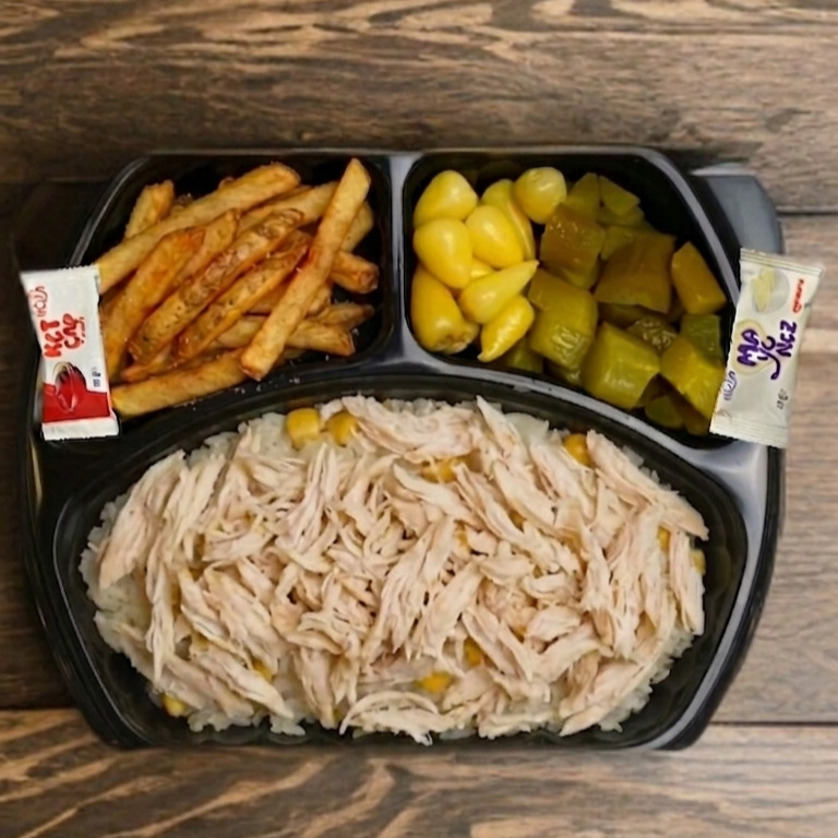 Tiftik Tavuklu Garnitürlü Pilav (350 gr)
